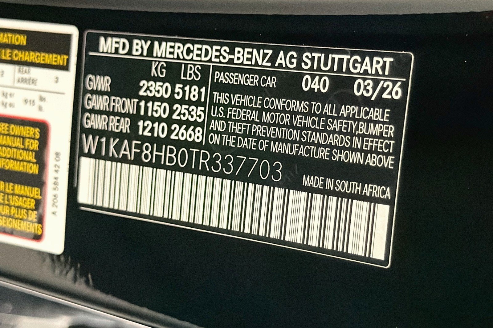 New 2026 Mercedes-Benz C 43 AMG 4MATIC Sedan image 24