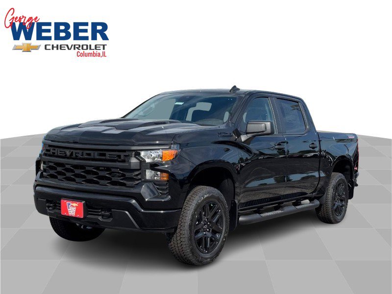 New 2026 Chevrolet Silverado 1500 Custom Trail Boss w/ Turbomax Blackout Package