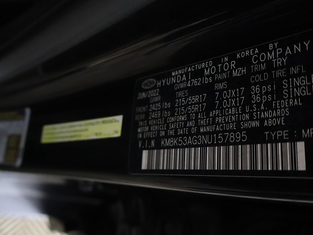Used 2022 Hyundai Kona Limited w/ Cargo Package FWD image 48