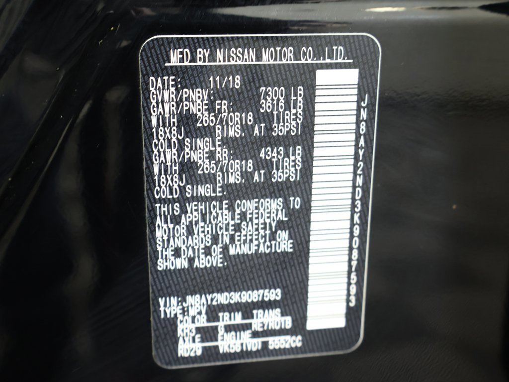 Used 2019 Nissan Armada SV image 48