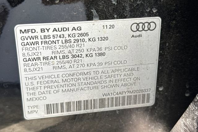 Used 2021 Audi SQ5 Prestige w/ Prestige Package AWD/4WD image 30