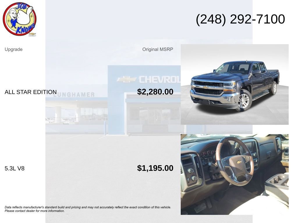 Used 2016 Chevrolet Silverado 1500 LT w/ All Star Edition AWD/4WD image 5