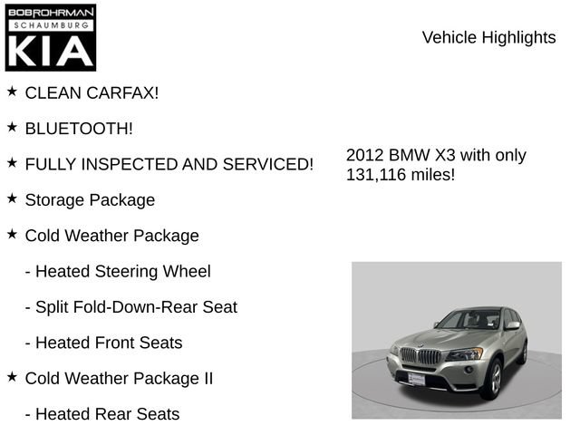 Used 2012 BMW X3 xDrive28i AWD/4WD image 8