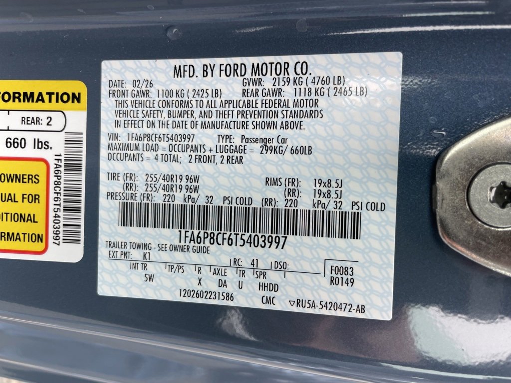 New 2026 Ford Mustang GT Premium image 48