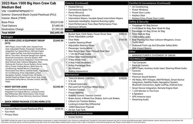 Used 2023 RAM 1500 Big Horn AWD/4WD image 24