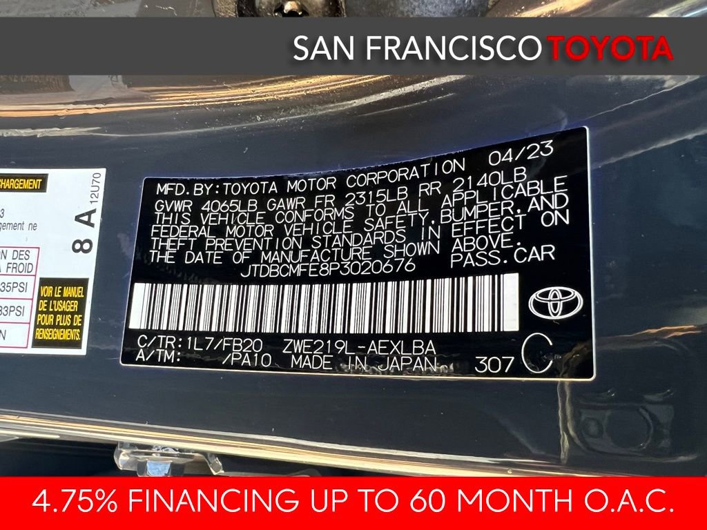 Certified 2023 Toyota Corolla LE w/ Carpet Mat Package (TMS) image 38