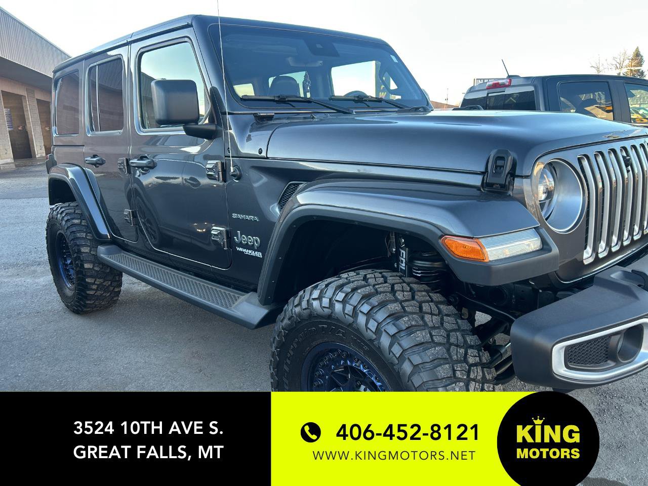Used 2021 Jeep Wrangler Unlimited Sahara w/ Uconnect 4C Nav & Sound Group image 1