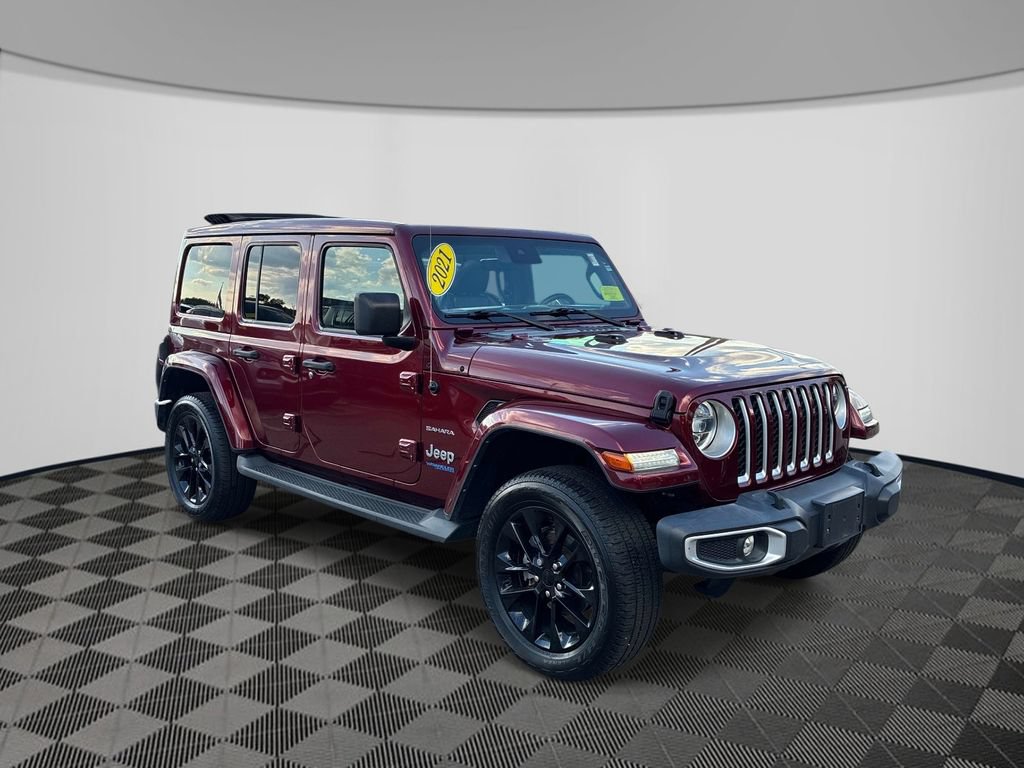 Used 2021 Jeep Wrangler Unlimited Sahara w/ Cold Weather Group AWD/4WD image 3