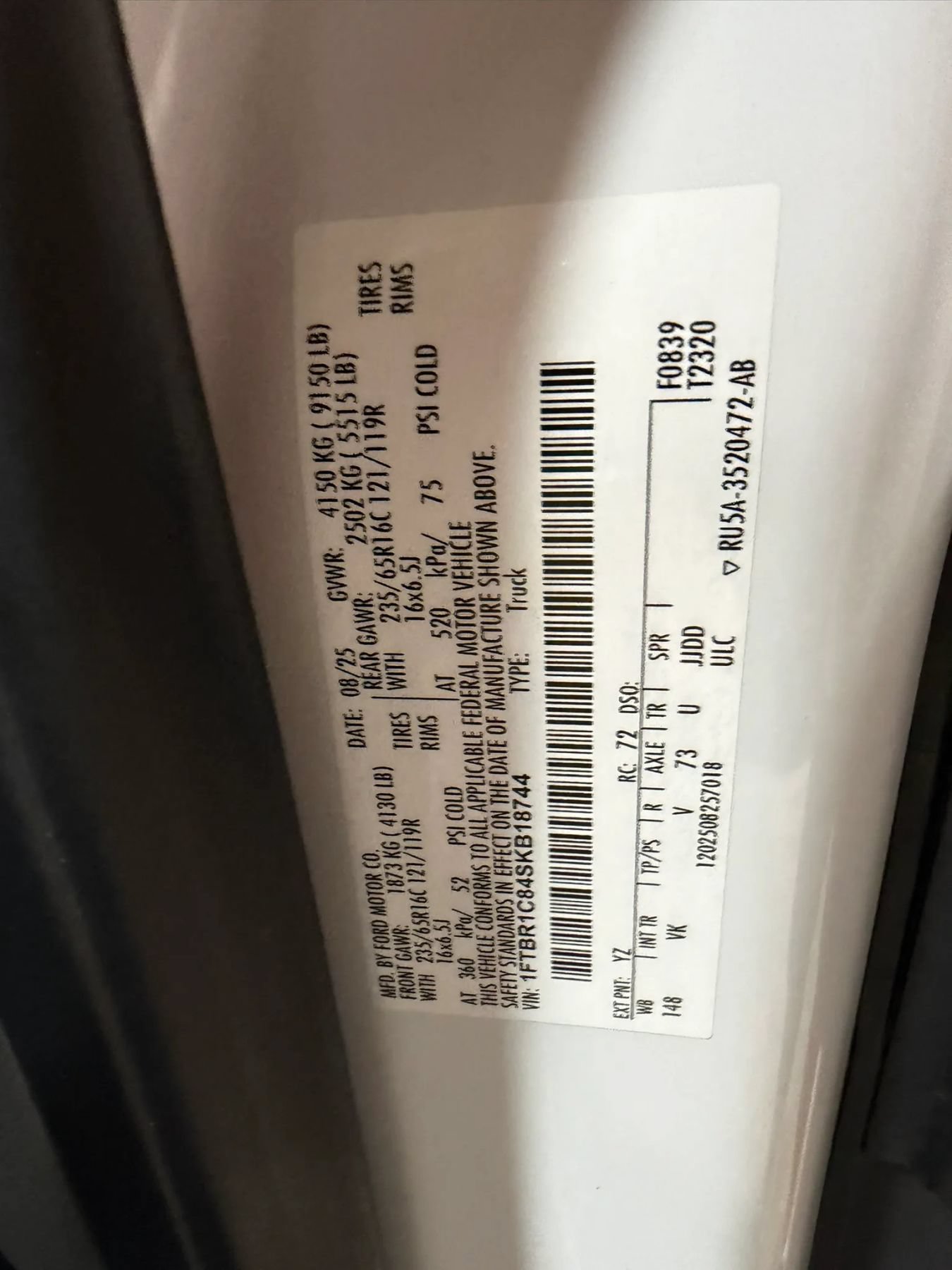 Used 2025 Ford Transit 250 148 Medium Roof RWD image 59