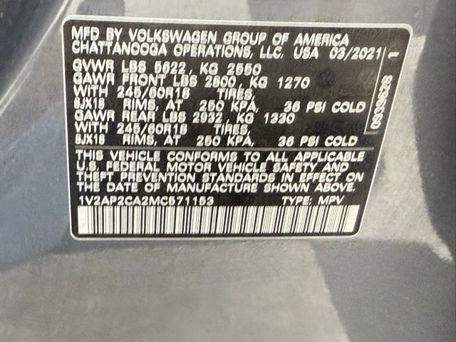 Used 2021 Volkswagen Atlas S image 39