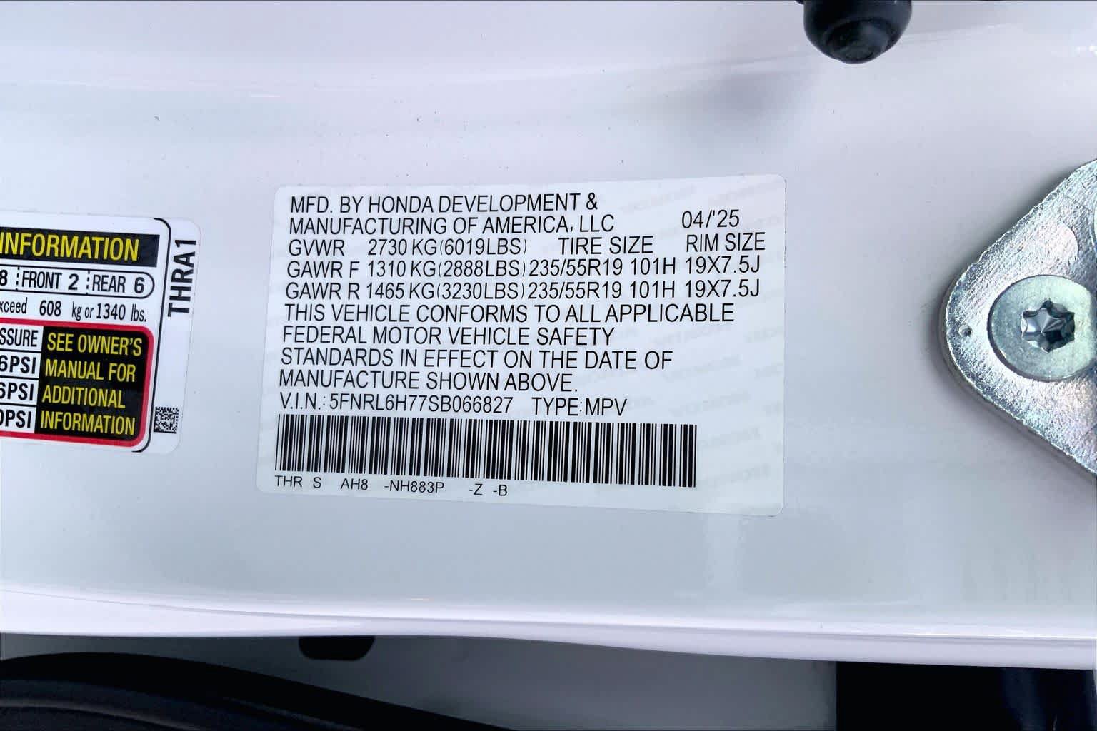 Used 2025 Honda Odyssey Sport-L image 37