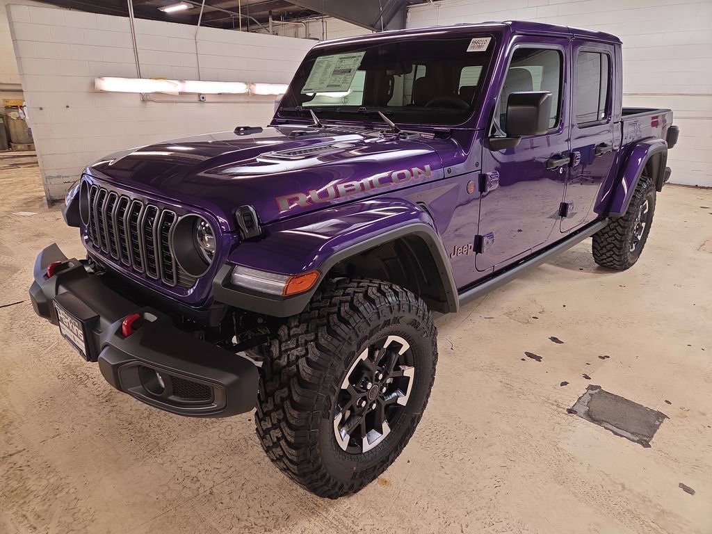 New 2026 Jeep Gladiator Rubicon w/ Steel Power Dome Hood Package