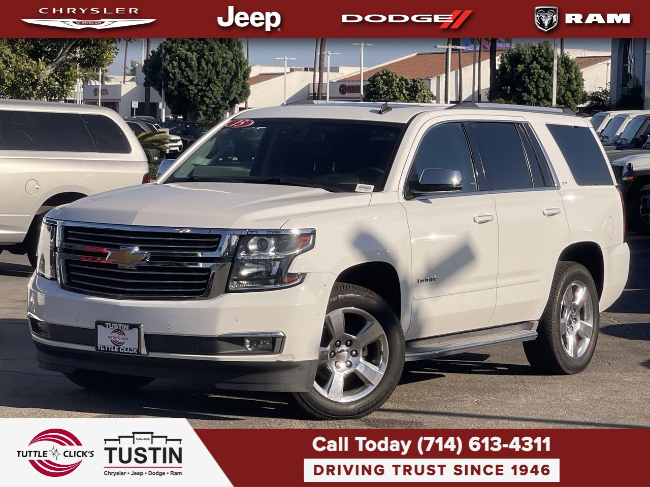 Used 2015 Chevrolet Tahoe LTZ w/ Max Trailering Package