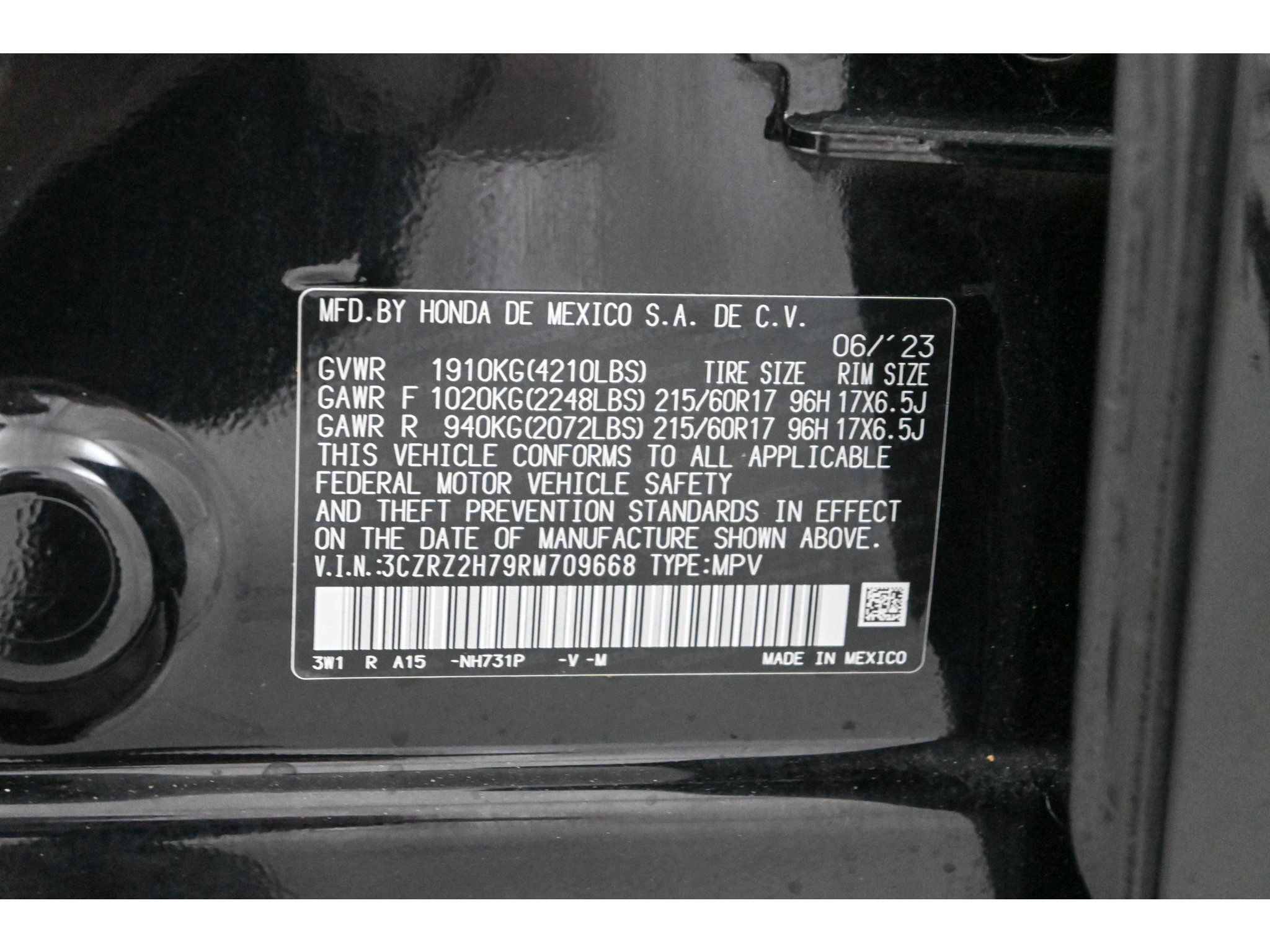 Used 2024 Honda HR-V EX-L image 45
