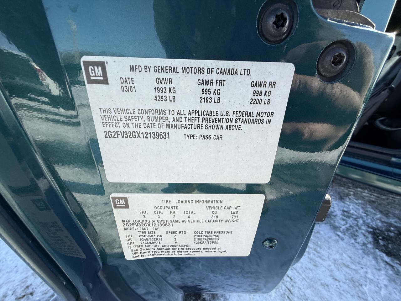 Used 2001 Pontiac Firebird Trans Am image 23