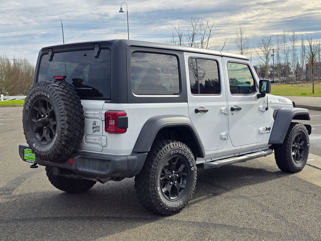 Used 2020 Jeep Wrangler Unlimited Willys image 5