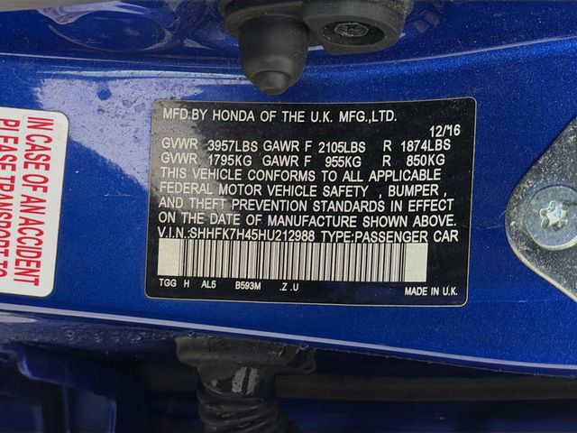 Used 2017 Honda Civic Sport image 31