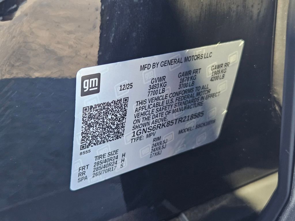 New 2026 Chevrolet Tahoe RST w/ RST Capability Package image 45