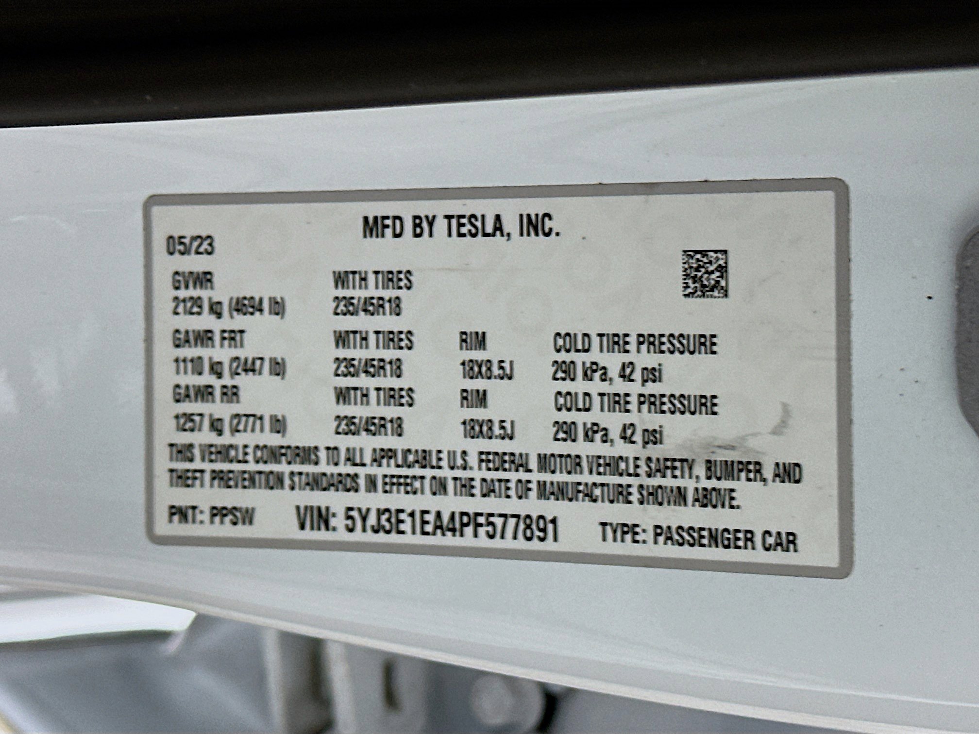 Used 2023 Tesla Model 3 Standard Range image 12