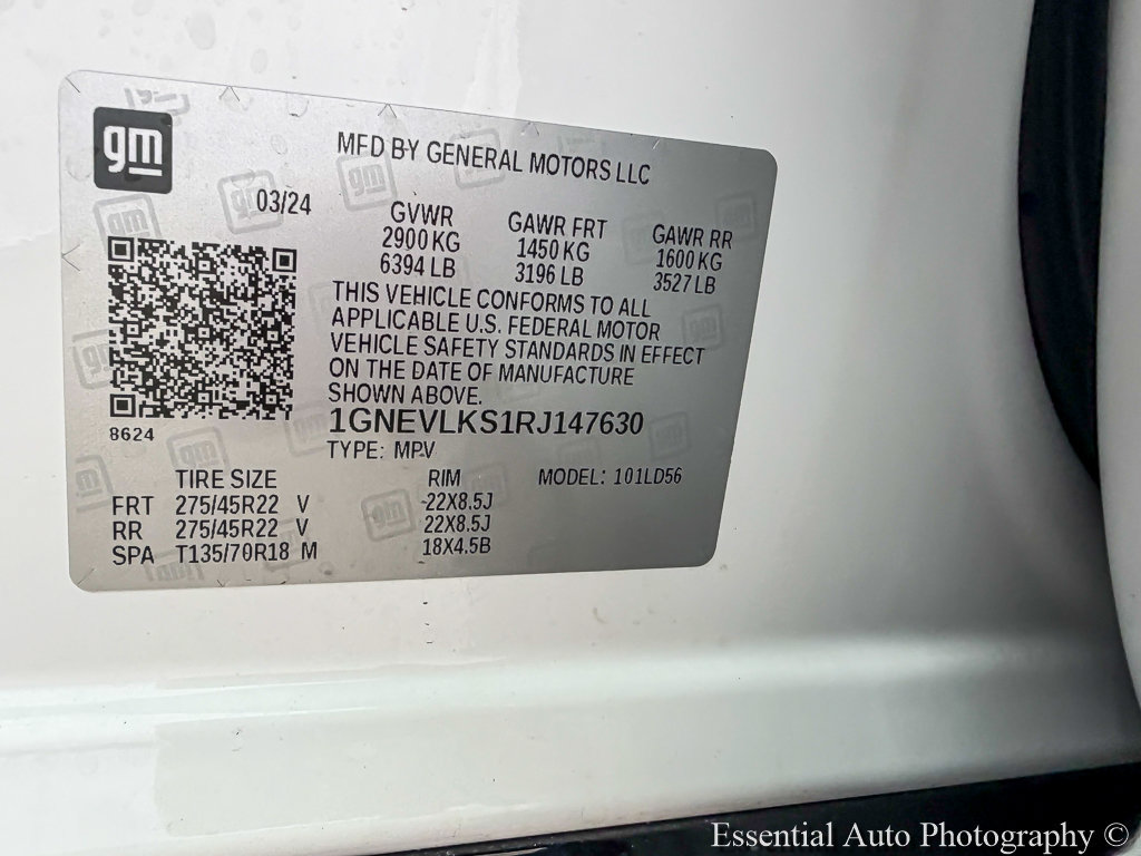 Certified 2024 Chevrolet Traverse RS AWD/4WD image 24