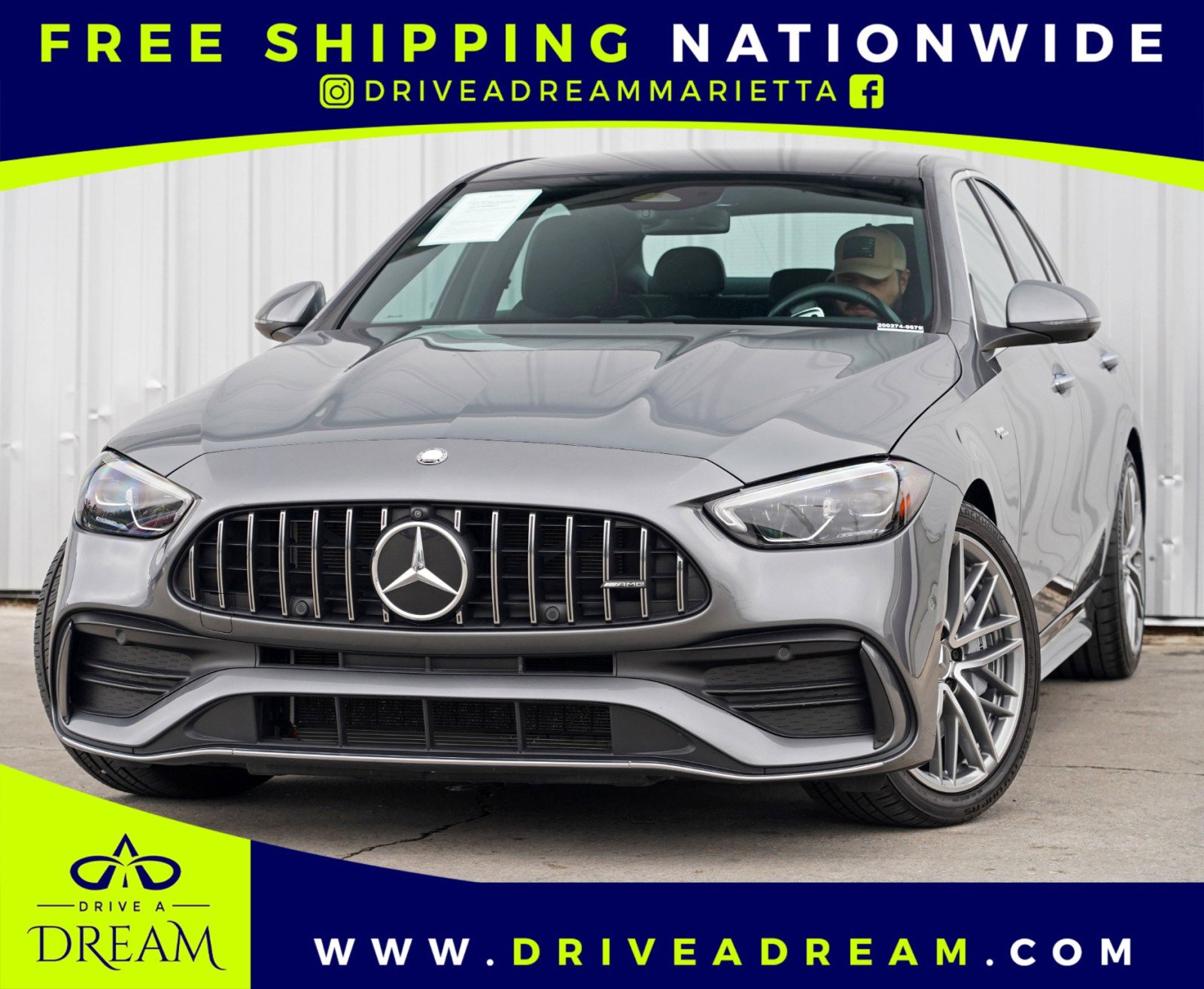 Used 2024 Mercedes-Benz C 43 AMG 4MATIC Sedan video 1