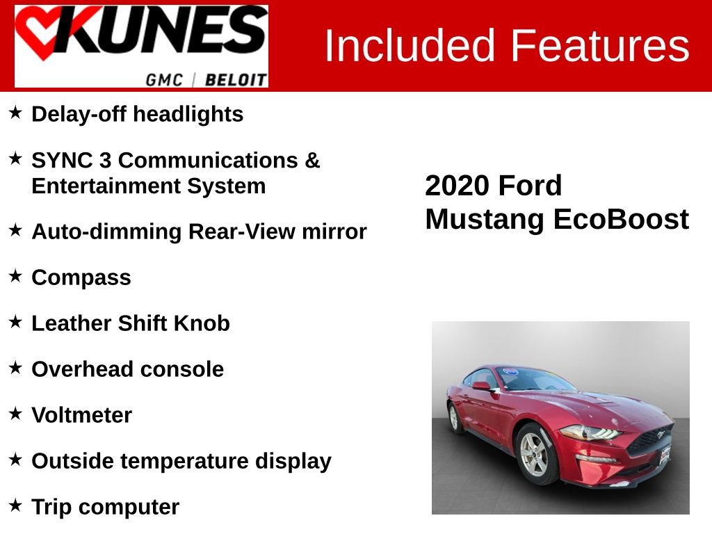 Used 2020 Ford Mustang EcoBoost image 3
