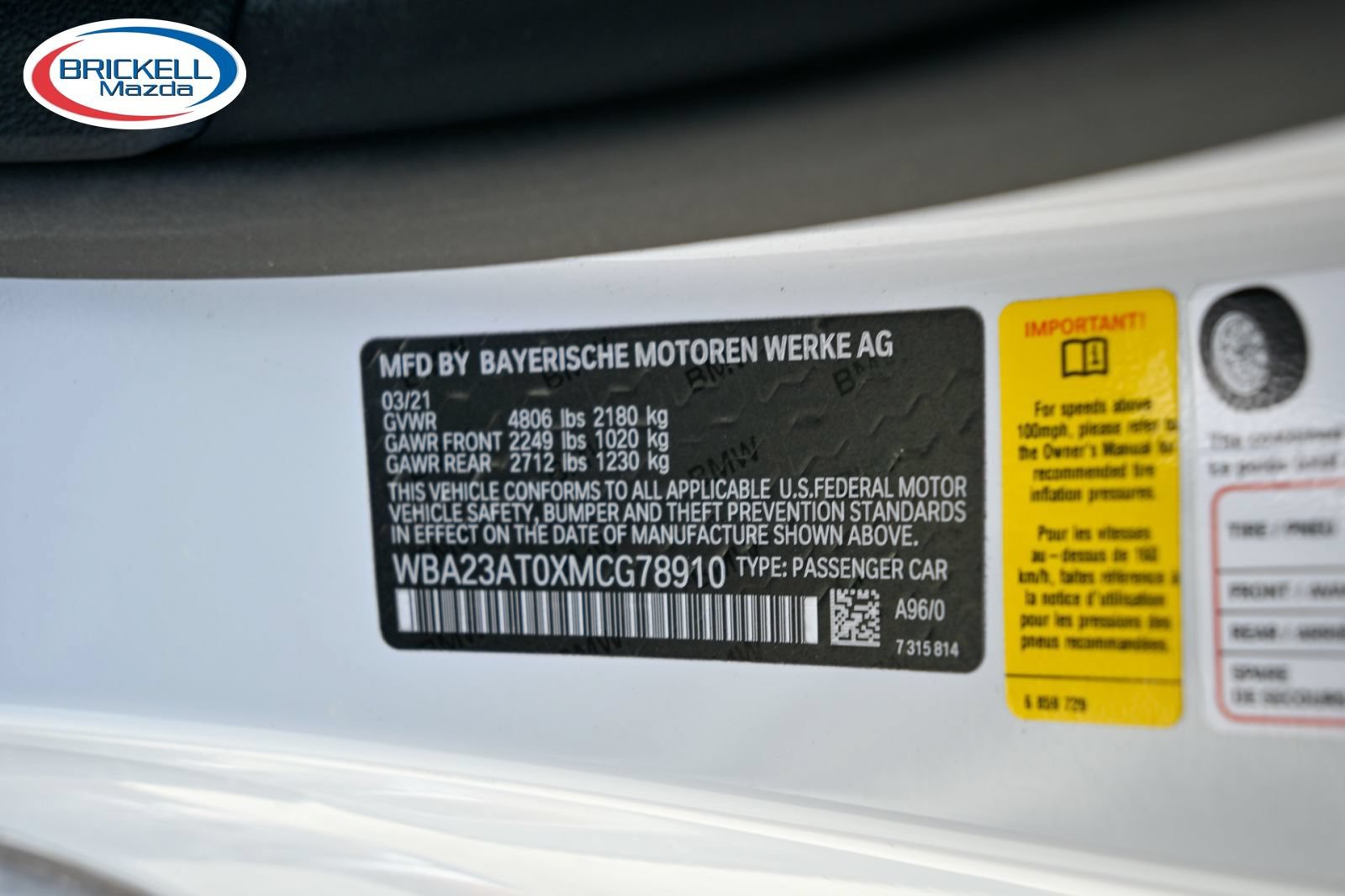 Used 2021 BMW 430i Convertible w/ M Sport Package RWD image 30