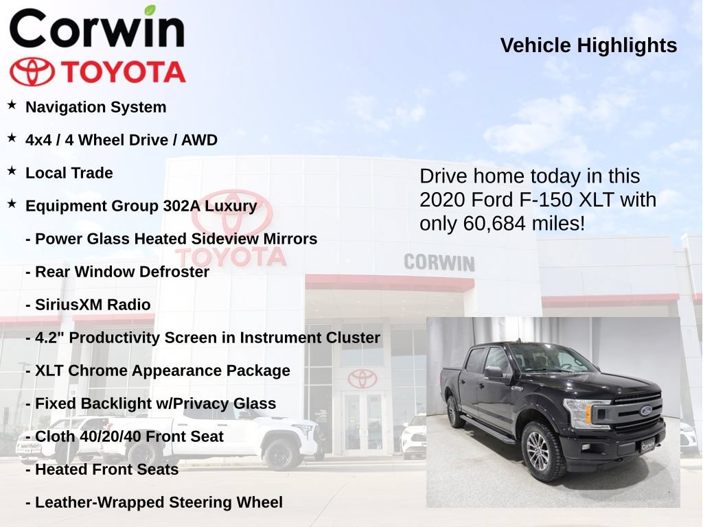 Used 2020 Ford F150 XLT w/ Equipment Group 302A Luxury AWD/4WD image 7