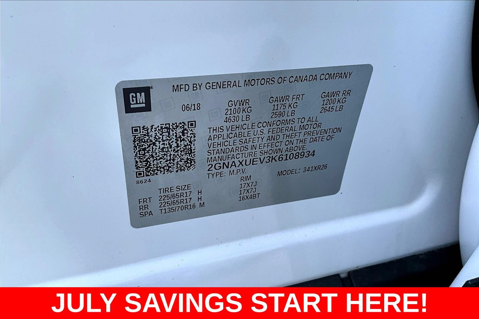 Used 2019 Chevrolet Equinox LT AWD/4WD image 25