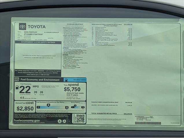 New 2026 Toyota GR86 Premium RWD image 18