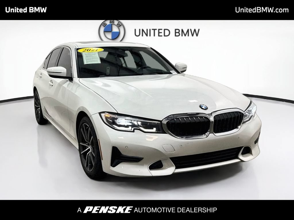 Used 2021 BMW 330e w/ Premium Package RWD image 3