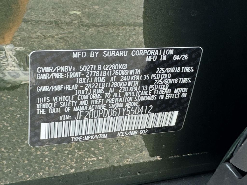 New 2026 Subaru Outback Limited AWD/4WD image 25