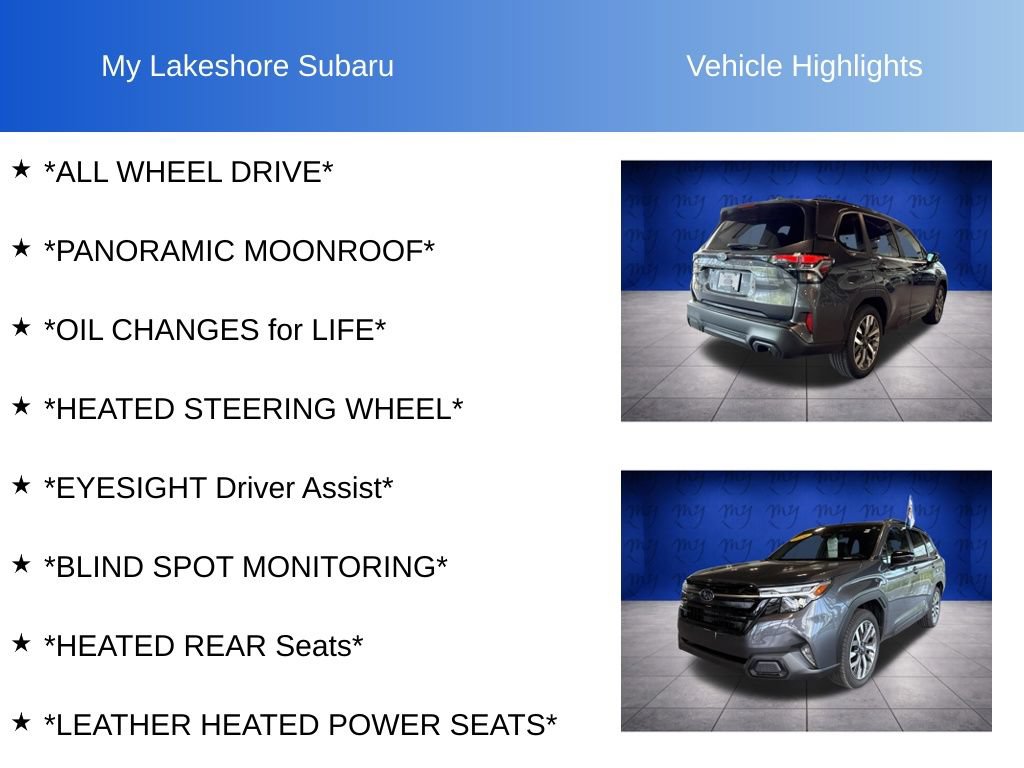 Certified 2026 Subaru Forester Touring AWD/4WD image 6