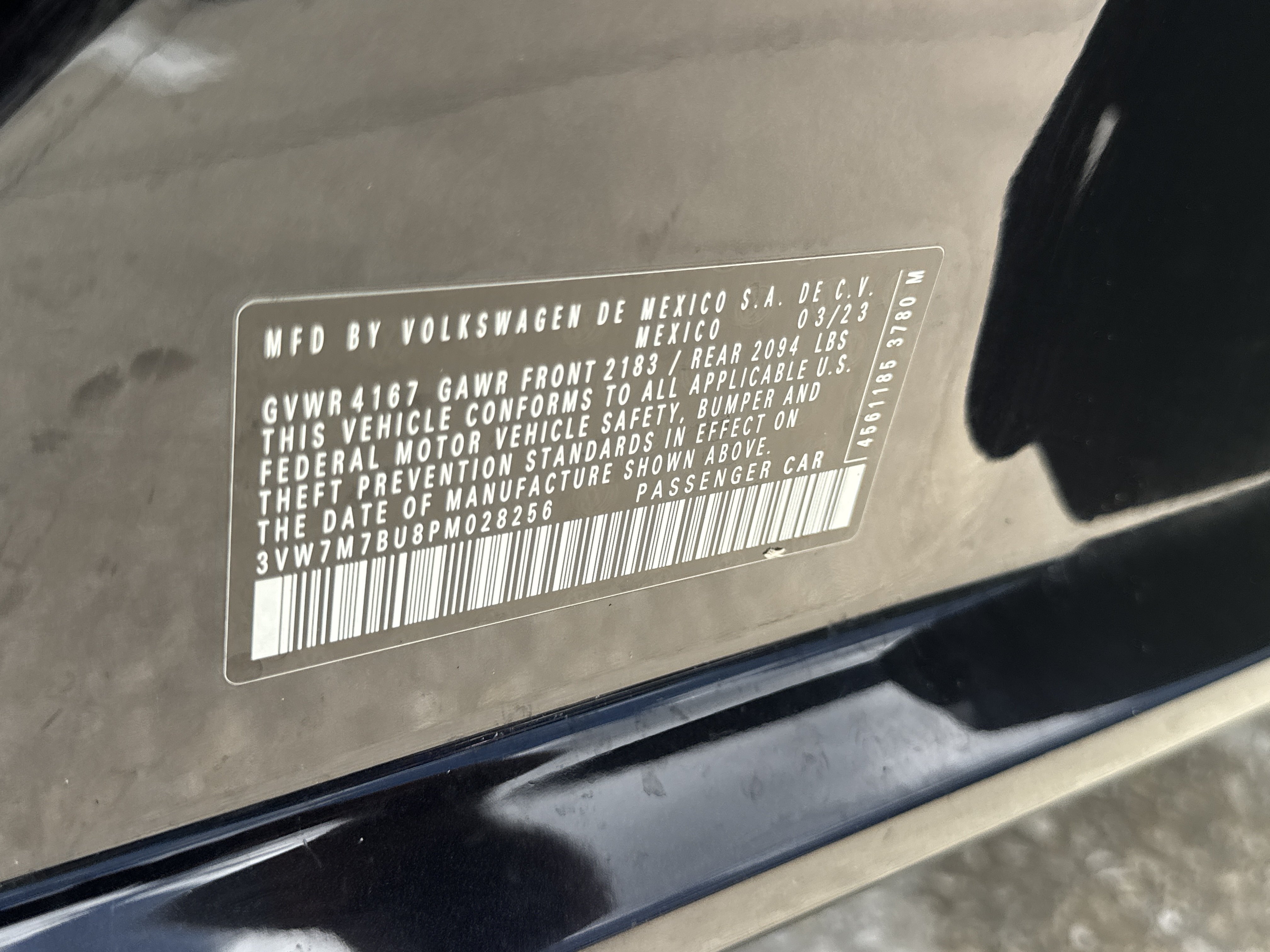 Certified 2023 Volkswagen Jetta SE w/ Panoramic Sunroof Package FWD image 28