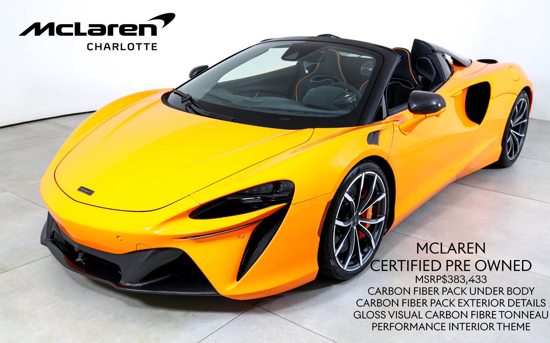 Used 2025 McLaren Artura Spider image 1