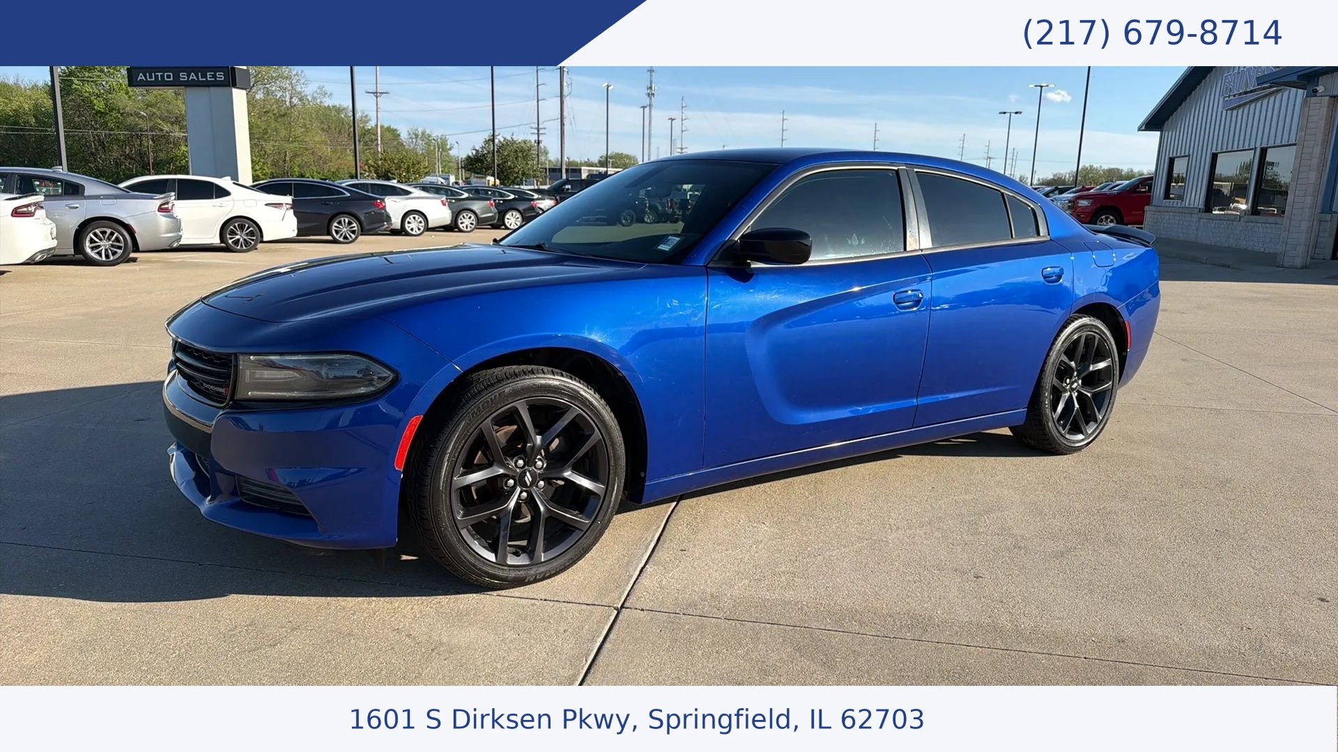 Used 2019 Dodge Charger SXT w/ Blacktop Package RWD image 1