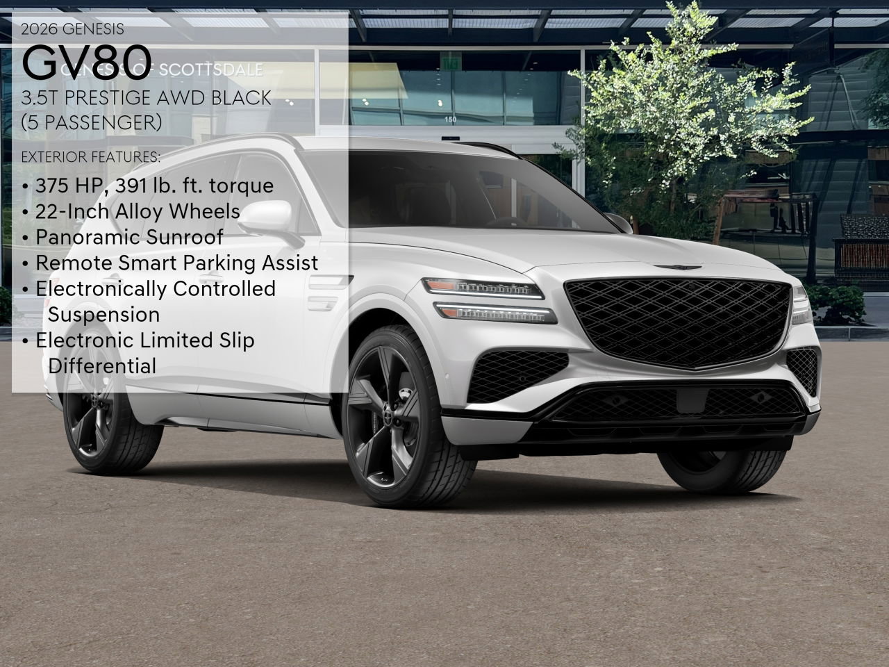 New 2026 Genesis GV80 3.5T Prestige image 3