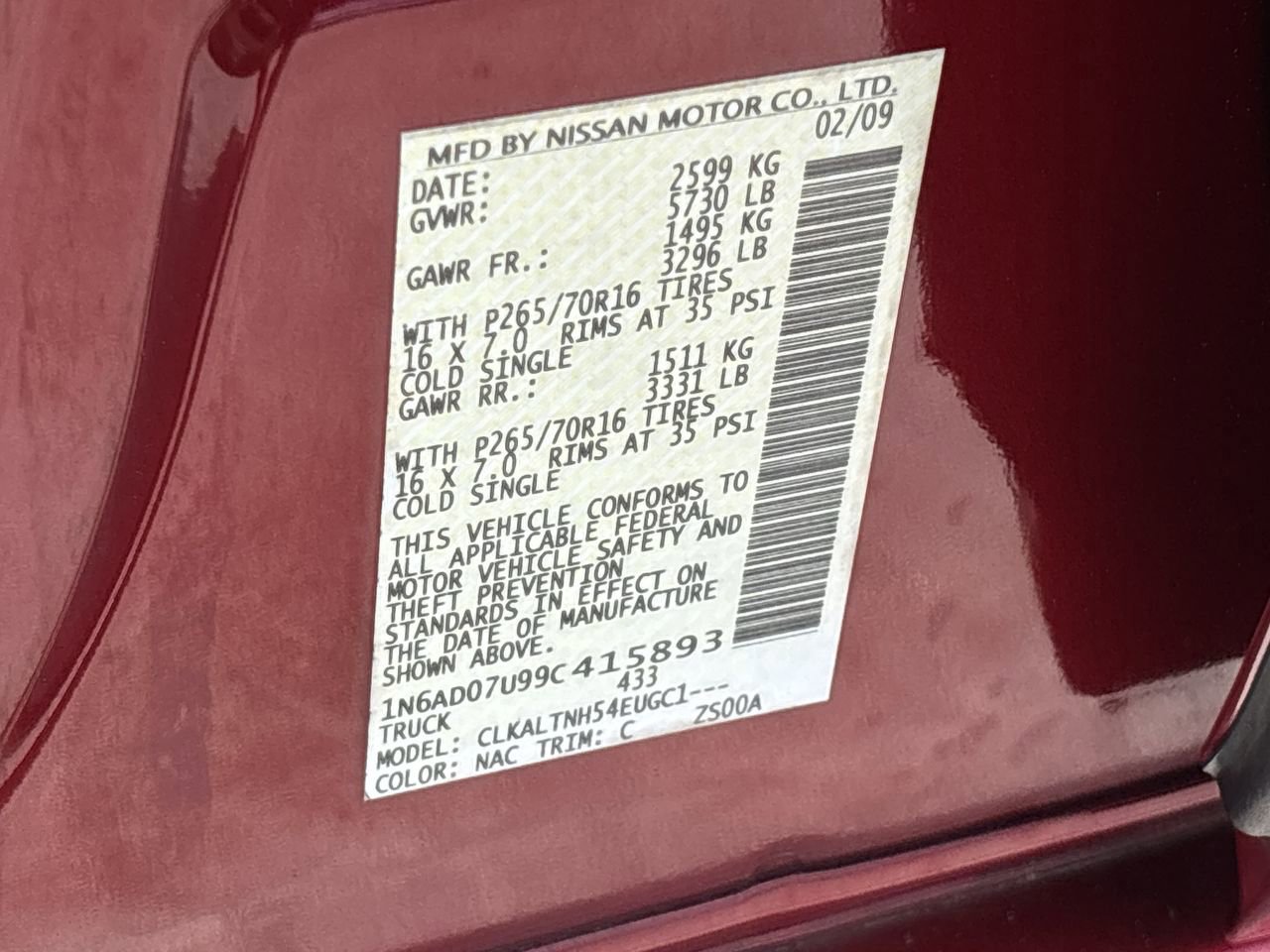 Used 2009 Nissan Frontier SE w/ SE Value Truck Pkg RWD image 29