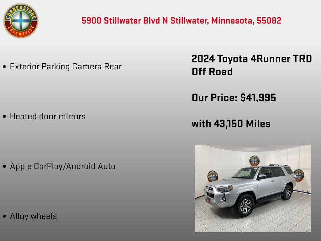Used 2024 Toyota 4Runner TRD Off-Road AWD/4WD image 10