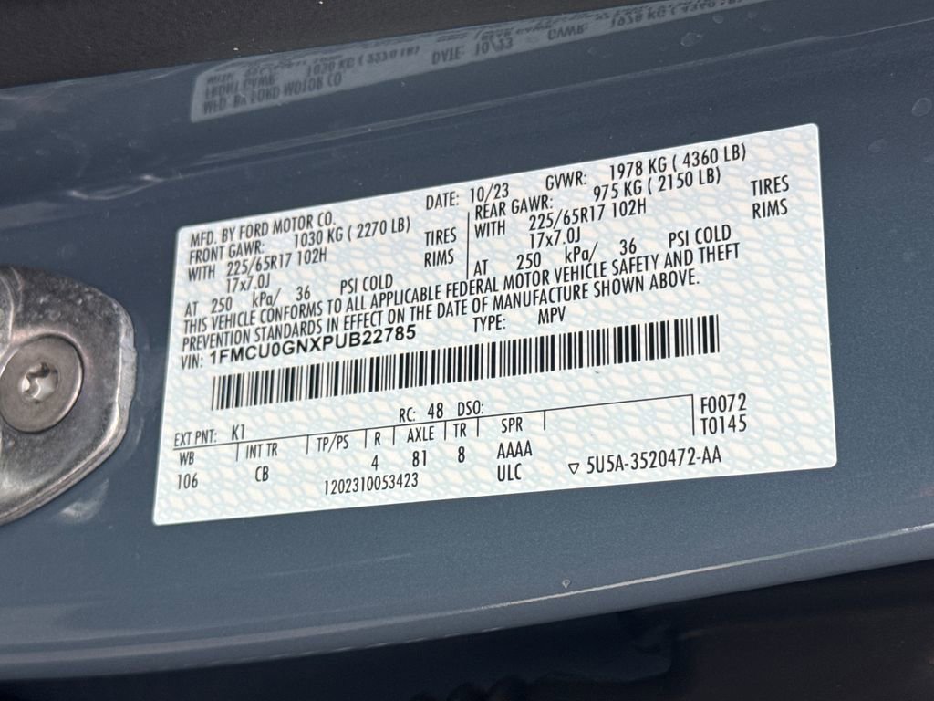 Used 2023 Ford Escape Active w/ Tech Pack #2 image 32