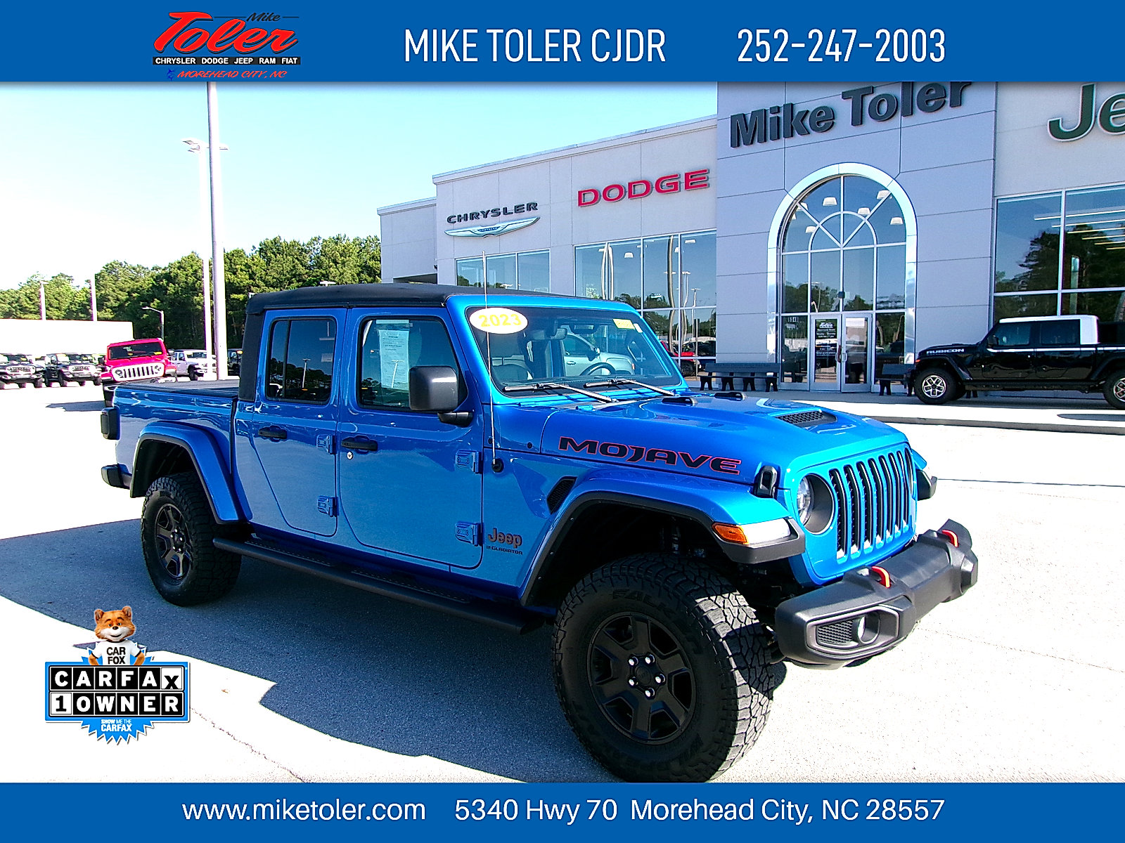 Used 2023 Jeep Gladiator Mojave w/ LED Lighting Group AWD/4WD image 1