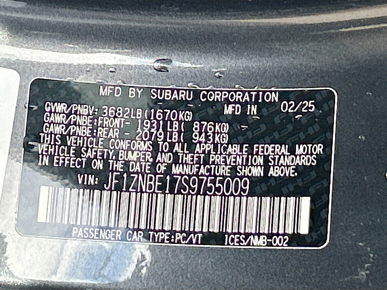 Used 2025 Toyota GR86 Premium w/ ALL Weather Mat Package (TMS) RWD image 31