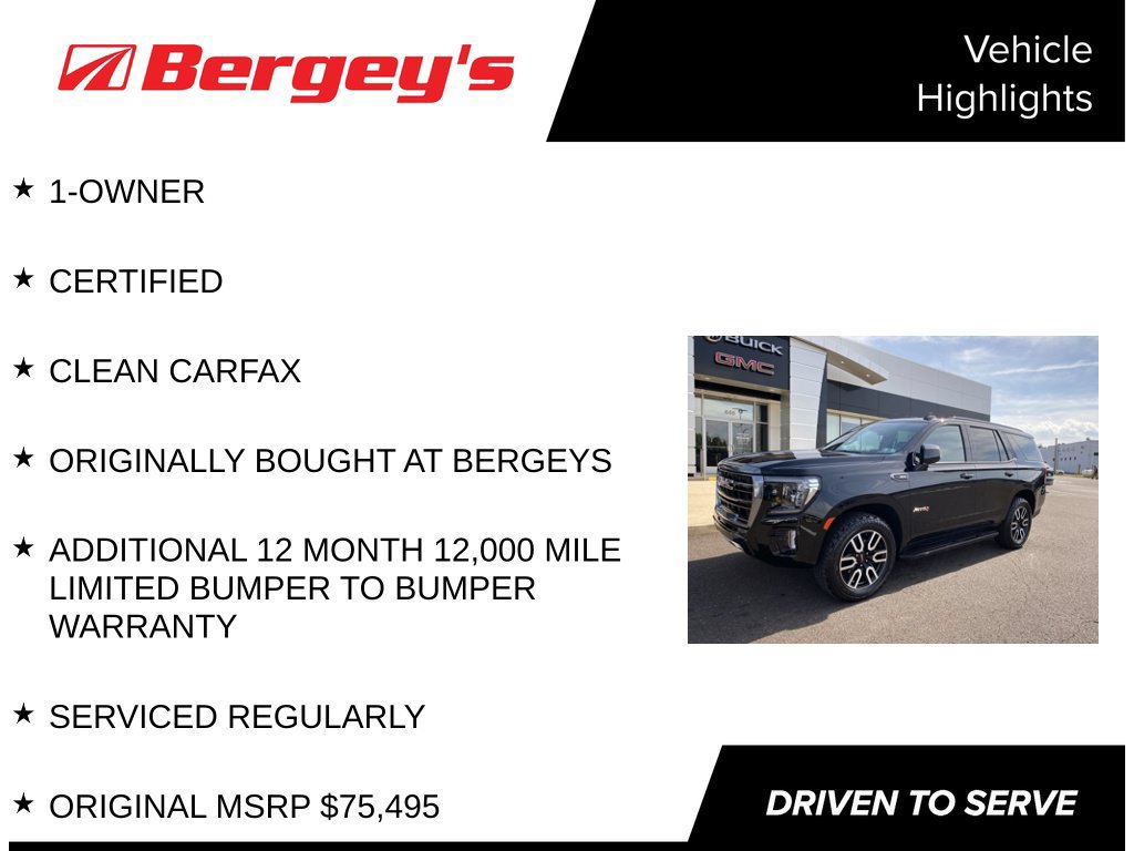 Certified 2024 GMC Yukon AT4 AWD/4WD image 4