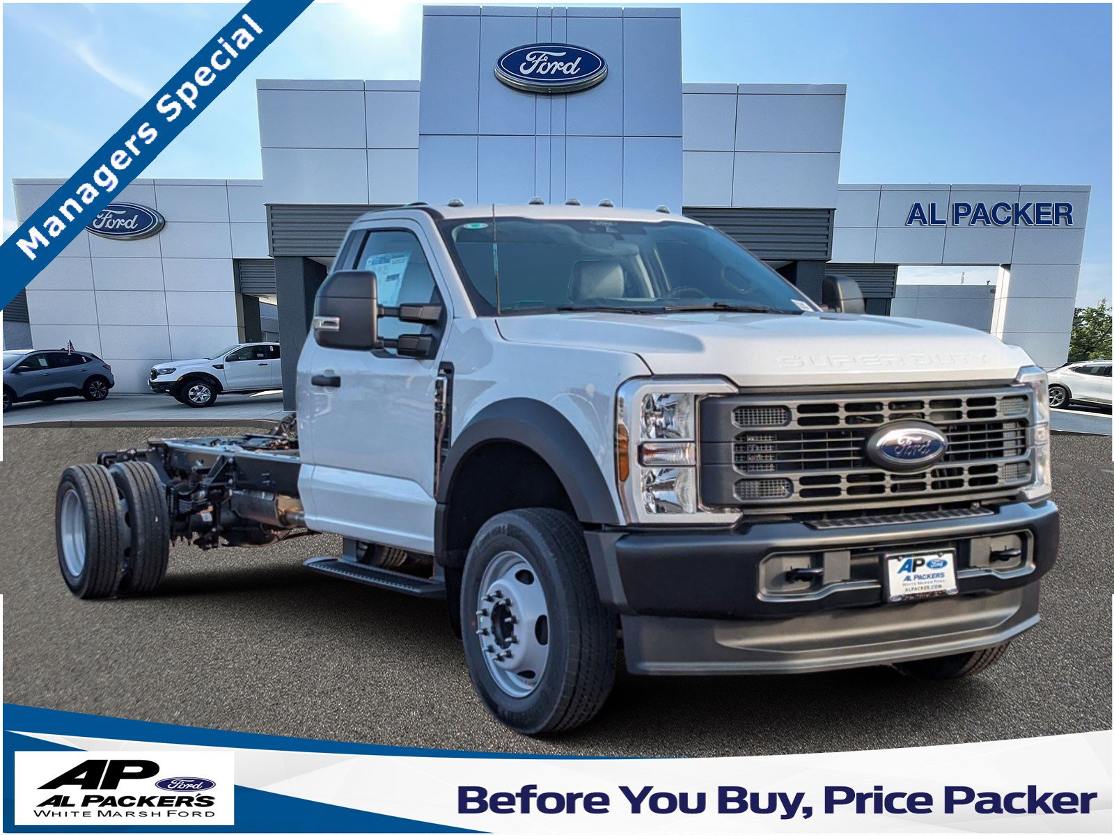 New 2024 Ford F450 XL w/ Snow Plow Prep Package
