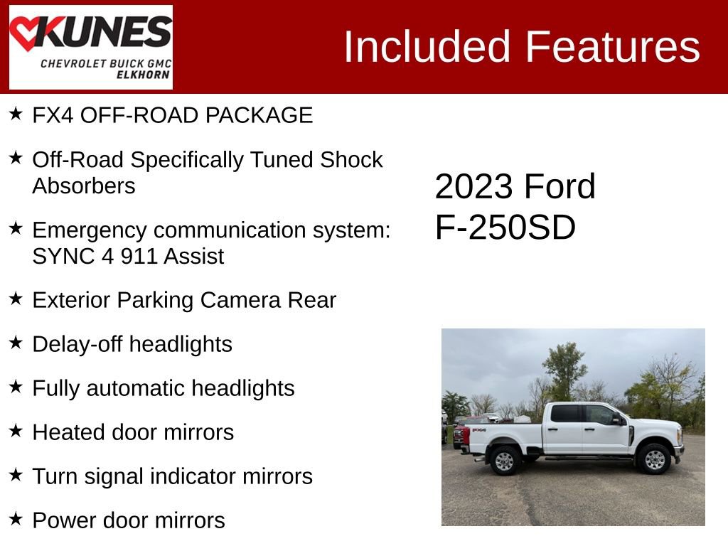 Used 2023 Ford F250 XLT w/ FX4 Off-Road Package image 3