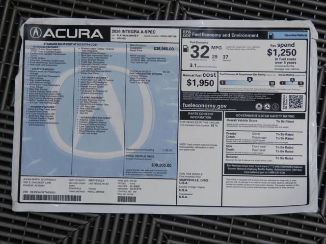 Used 2026 Acura Integra A-Spec FWD image 9
