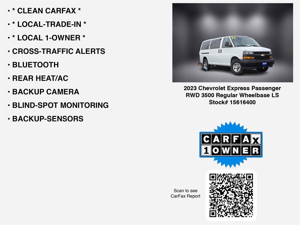 Certified 2023 Chevrolet Express 3500 LS image 7