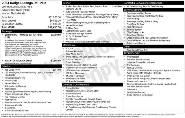 Certified 2024 Dodge Durango R/T RWD image 8