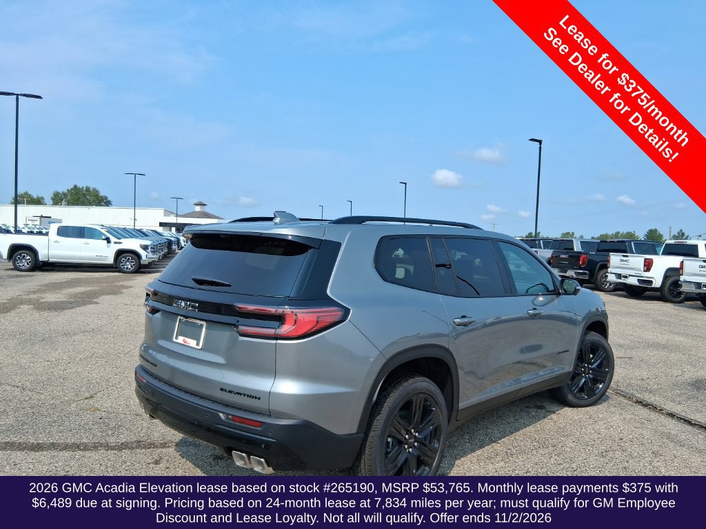 New 2026 GMC Acadia Elevation w/ Black Edition AWD/4WD image 5