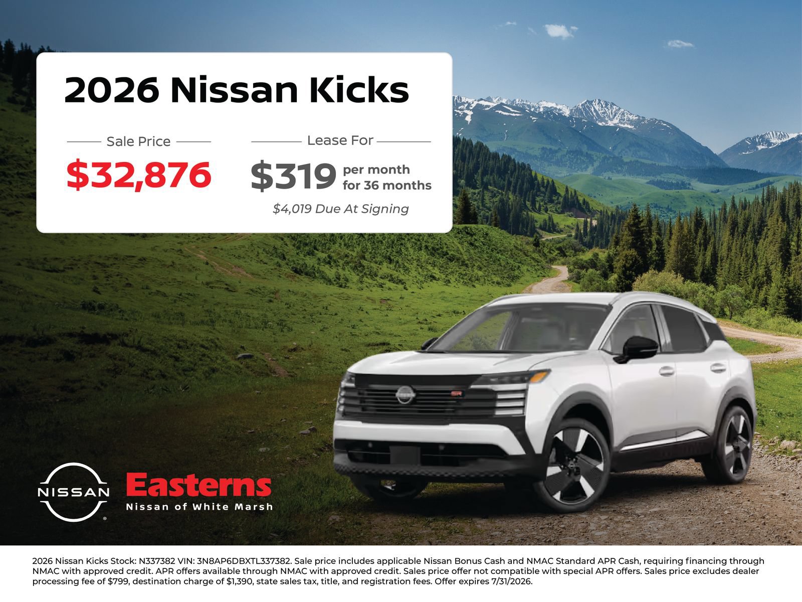 New 2026 Nissan Kicks SR w/ Cold Weather Package AWD/4WD image 2